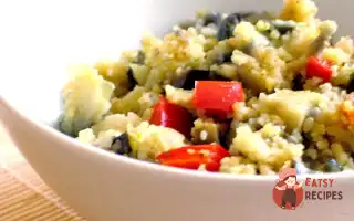 Кускус З Баклажанами Та Помідорами
