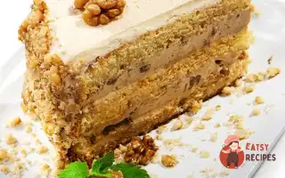 Кавовий Торт З Волоськими Горіхами