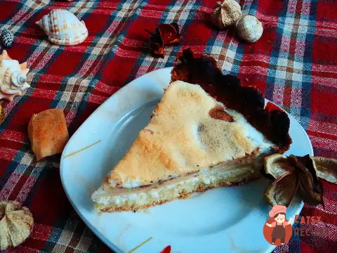 Пісочний сирно-яблучний пиріг