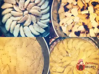 Яблучний тарт татен з цедрою лимона та корицею