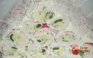 Закуска З Крабових Паличок, Фаршированих Сиром
