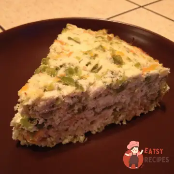 Запіканка з курячим філе, овочами та квасолею