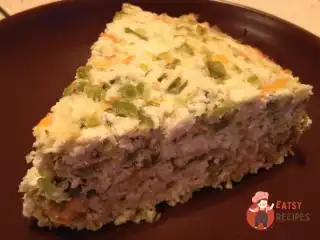 Запіканка з курячим філе, овочами та квасолею