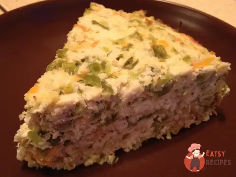 Запіканка з курячим філе, овочами та квасолею