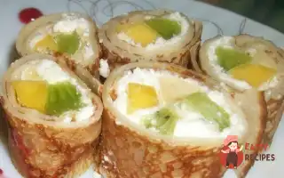 Роли З Фруктами Та Сиром