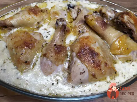 Курка у вершковому соусі