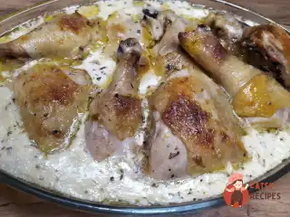 Курка у вершковому соусі