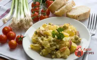 Картопляний Салат З Горошком Та Кінзою