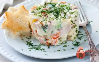 Салат З Куркою Та Крабом
