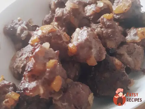 М'ясні тефтелі з курагою