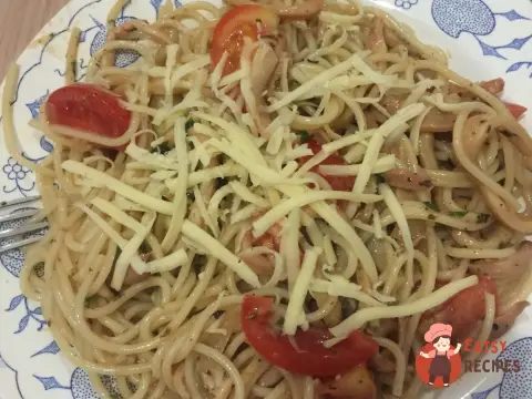 Вершкова паста з кальмарами