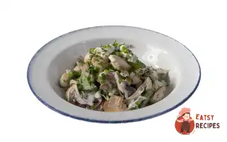 Салат З Куркою Та Грибами