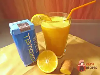 Імбирний тонік на кокосовій воді з куркумою