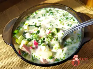 Окрошка на кефірі