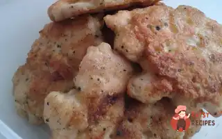 Курячі Оладки З Часником