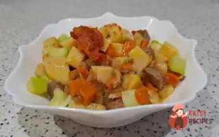 Овочеве Рагу З Яловичиною В Духовці