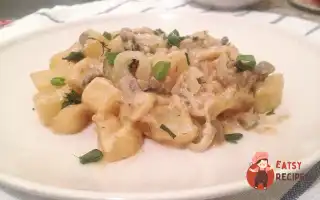Соус З Печерицями Та Картоплею