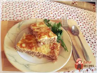 Гречаний крупеник із сиром