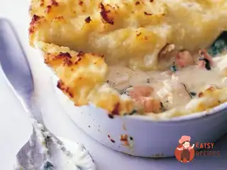 Запіканка з рибою та картоплею