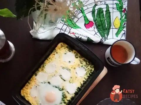 Запіканка зі шпинатом