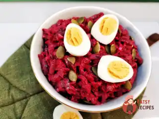 Буряково-часниковий салат