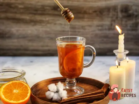 Чай з імбиром, цитрусом, медом та корицею
