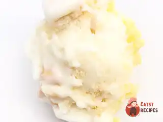 Маршмеллоу-морозиво з лимонним курдом та пісочним печивом