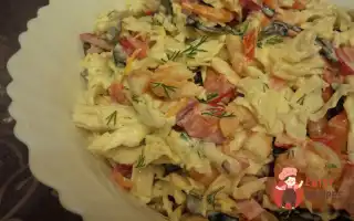 Салат З Китайської Капусти Та Креветок