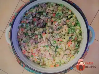 Олів'є з мовою