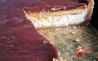 Чізкейк Із Карамельно-Шоколадною Глазур'ю