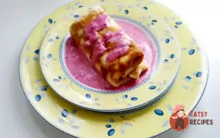 Млинці На Мінеральній Воді З Малиново-Сметанним Соусом