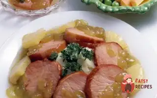 Шинка З Ананасами У Фользі На Грилі