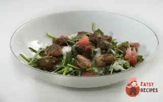 Салат З Курячою Печінкою, Грейпфрутом Та Мацоні.