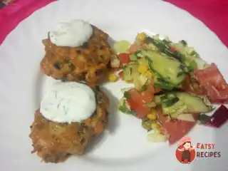 Котлети з курячої грудки з овочами