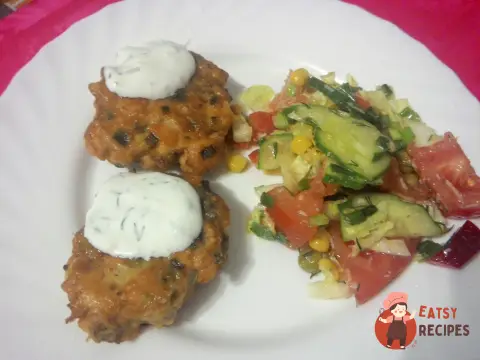 Котлети з курячої грудки з овочами
