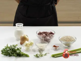Крок 1: Перлова каша з курячими серцями