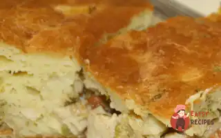 Заливний Пиріг З Куркою Та Броколі