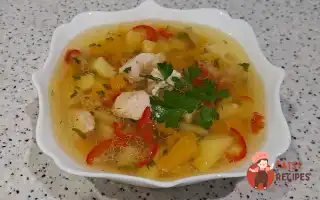 Курячий Суп З Гарбузом Та Солодким Перцем