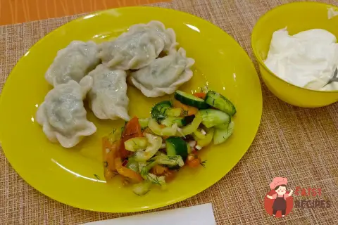 Вареники з начинкою з капусти