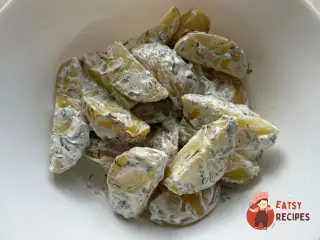 Крок 9: Салат з цибулею та картоплею