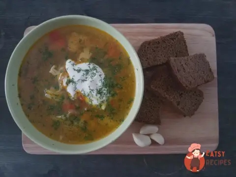 Розсольник з куркою