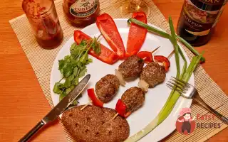 Люля-Кебаб Із Яловичини Із Солодким Перцем