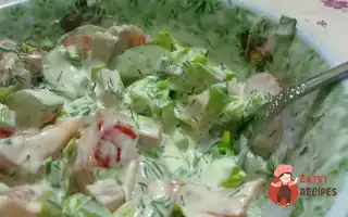 Овочевий Салат Із Шинкою