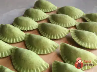 Шпинатні вареники