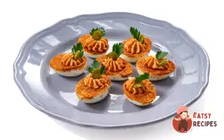 Пряні Фаршировані Яйця З Томатною Начинкою
