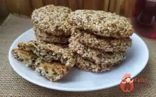 Печиво З Кунжутом І Лляним Насінням