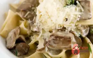 Спагетті З Білими Грибами