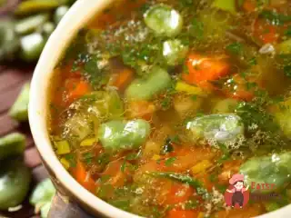 Овочевий суп із зеленню