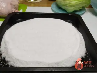 Крок 7: Курка запечена на солі