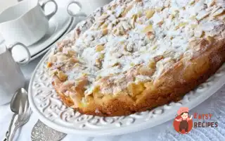 Персиковий Пиріг З Мигдалем